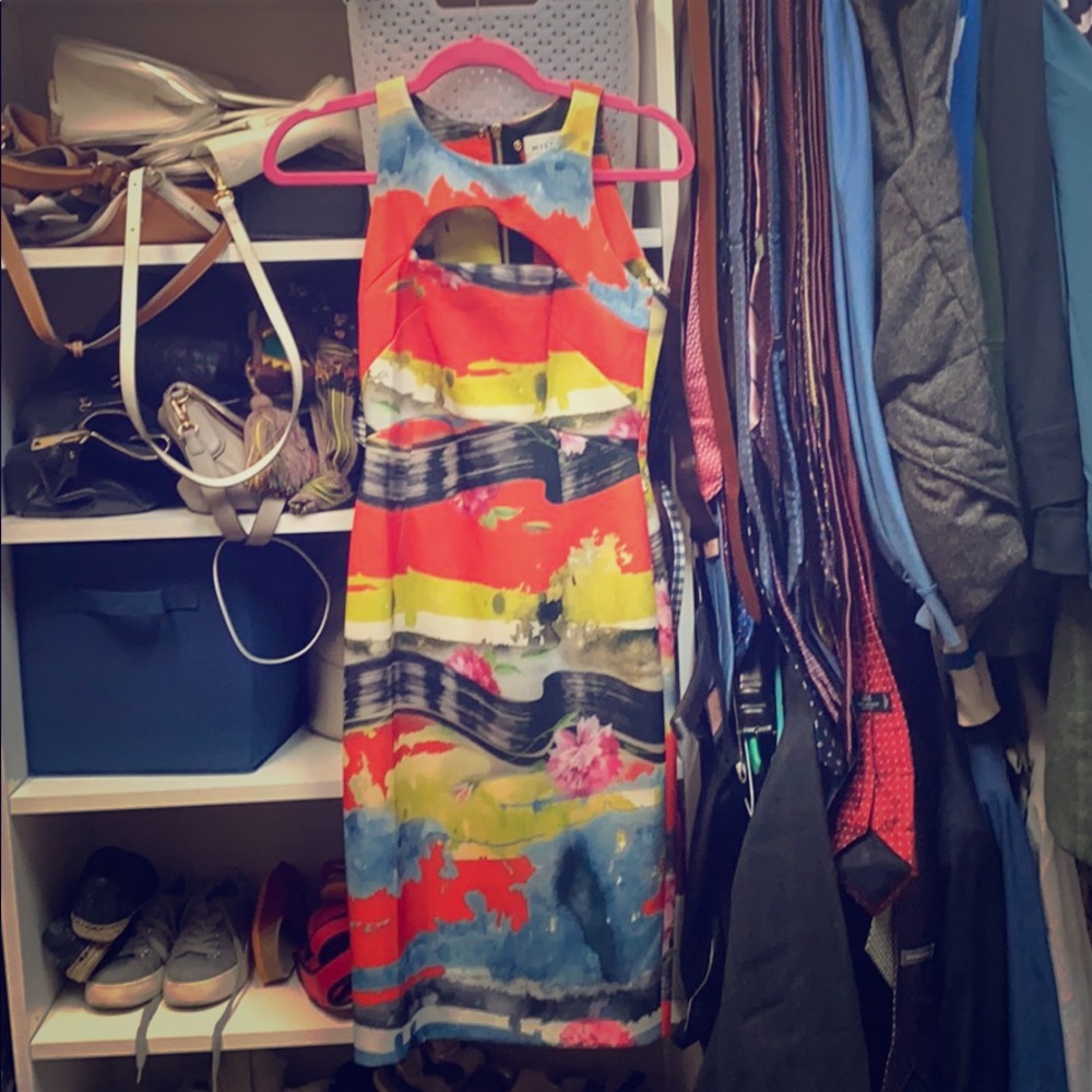 Colorful sheath dress
